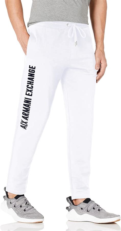 armani exchange white pants